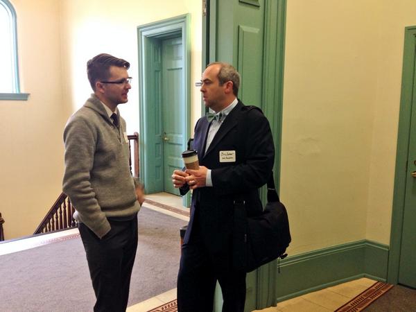 JamesBonsall's tweet photo. .@jonjharmon & @epavner at #ohiotransit meeting. http://t.co/mFtUcDjbax