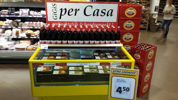 Actie @jumbo_groningen #linnaeusplein Heerlijke #lasagne en #pasta van 5,99 voor 4,50!