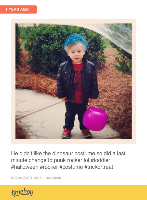 Aww my lil punk rocker last year :-) timehop.com/c/ip:579217902…