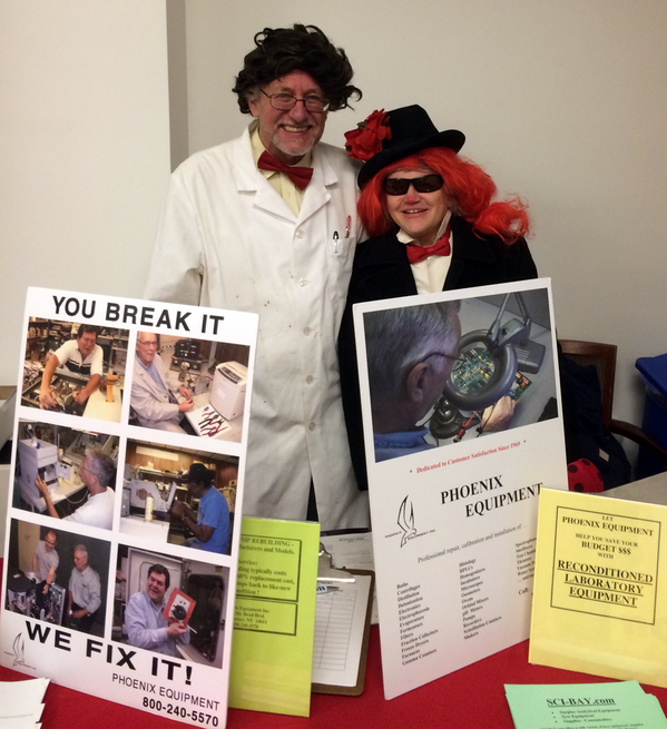 Dynalon's tweet image. @Phoenix_Equip showing off at Cornell Vet College show with #LabProductSales