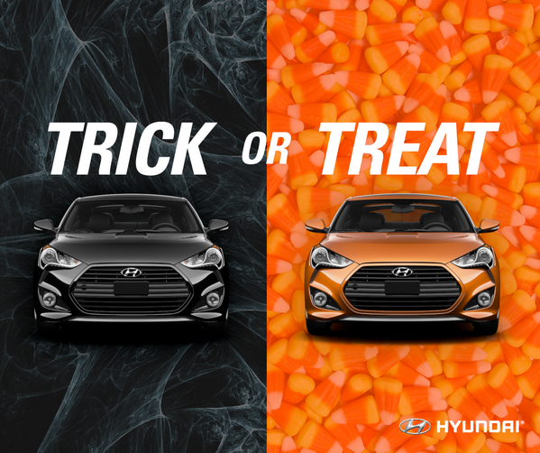 HyundaiCanada's tweet photo. Happy #Halloween! Are you going to trick or treat? http://t.co/BixykgdO56