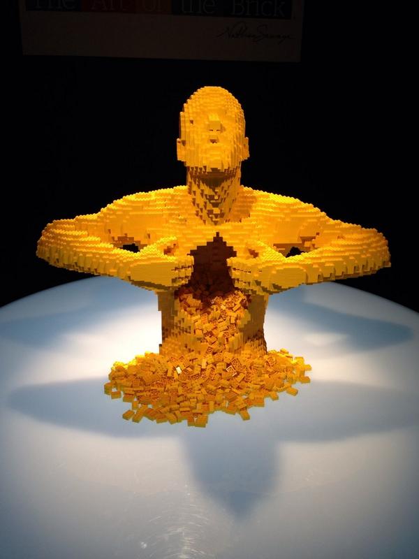 twailgum's tweet image. very cool show: The Art of the Brick in Boston. #bostonbricks This was my fav