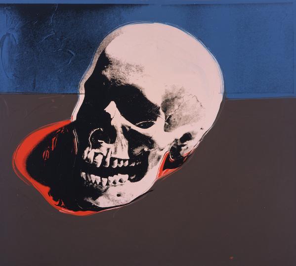 Happy #Halloween! Celebrate with a skull painting from Warhol's