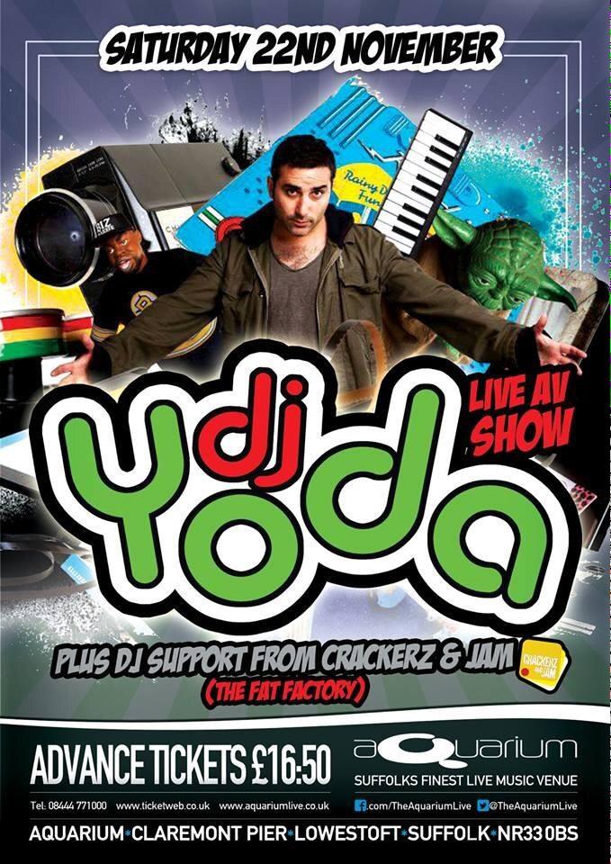 #ff #followfriday <a href="/DJYodaUK/">DJ Yoda 🎧</a> Who's coming to The Aquarium for an AV set on November 22nd! DJ Yoda #yoda #forceisstrong