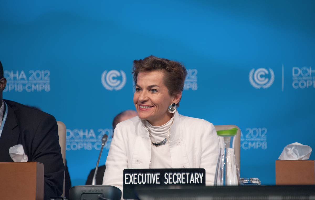 UNClimateBook's tweet photo. @CFigueres is really passionate about taking on #ClimateAction. She works day in and day out to make it happen. http://t.co/HUJtMRsp3e
