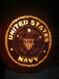 NavyAthletics's tweet photo. Trick or Treat Navy Fans! Share your Navy-themed pumpkins and festive decorations with #NavyPumpkins. Go Navy! http://t.co/hdNw61D2xw