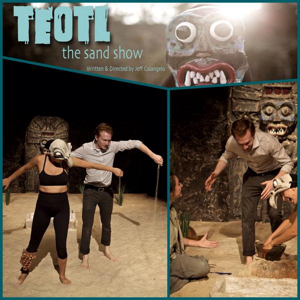 TriggWatson's tweet photo. Teaching magic to Aztec gods. Don't miss #Teotl #TheSandShow #prismco @CaraMiaTheatre @Jjcolangelo #MagicConsultant http://t.co/kNBfTKAabc
