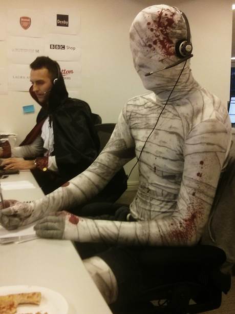 NetSuiteBDR's tweet photo. Thank you for calling NetSuite, this is Mummy speaking! #BDRHalloween http://t.co/nkgqBwELZT