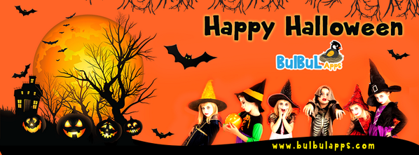 BulBulApps's tweet photo. Happy #Halloween!!! It's time to dress up in scary costumes and enjoy doing the 'trick or treat' thing ;)
#BulbulApps http://t.co/AevWAQ8SMK