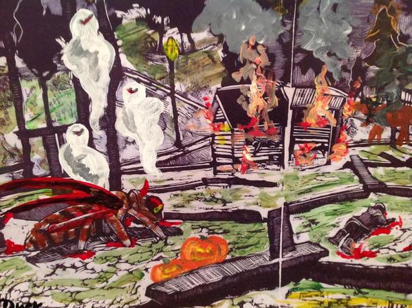 If you haven't already, check out the artwork from the YAP art class with Waite White! Currently up at the Joslyn!