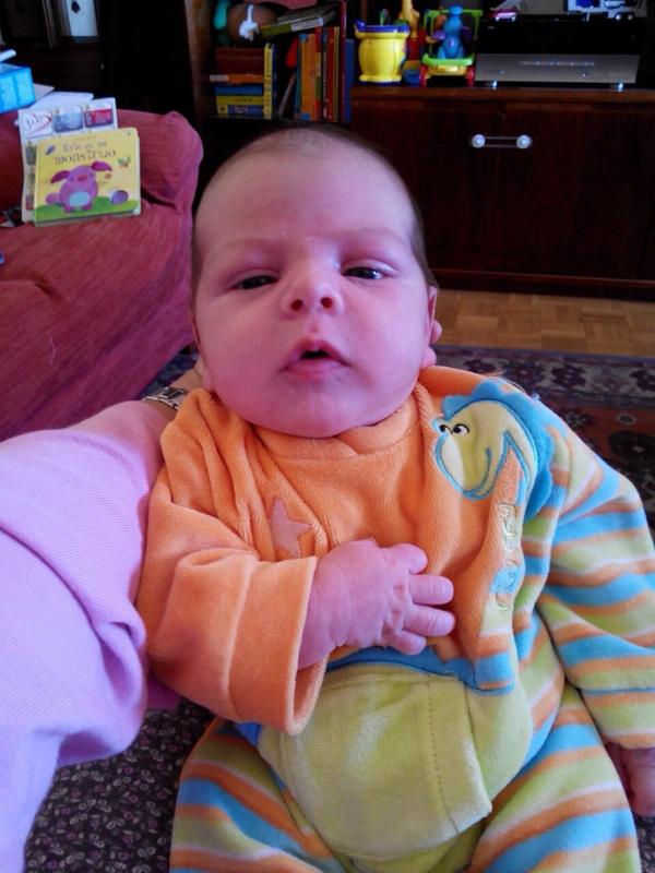 jlgh1771's tweet photo. Os presento a Sergio. El nuevo miembro de la familia http://t.co/cWb13sV8a4
