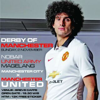 #NONBAR DERBY MANCHESTER | Minggu (2/11) | OG: 19.30 | <a href="/BreveCaffe/">mc bee mochi</a> | HTM : 13K FREE Sticker | Cc <a href="/unitedarmyfc/">UNITED ARMY INDONESIA</a>