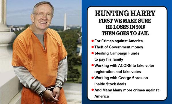 Harry Reid is afraid of Joni Ernst