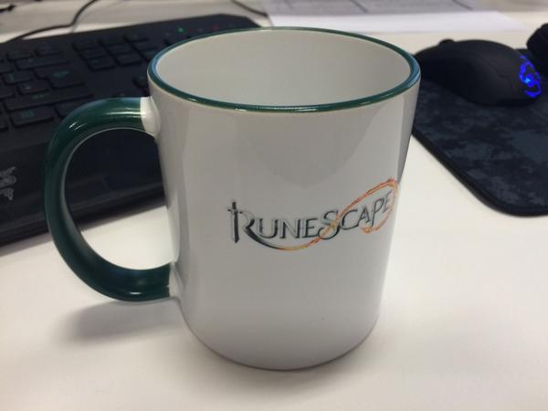 JagexBalance's tweet image. Win this mug! RT and reply with your top tips for the @RuneScape #DoubleXPWeekend! #DXPW