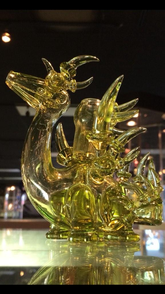 DabaholicsAnony's tweet photo. Uba2ba x Elbo Half Life Dino #headys #10k #puffinglass #dabs #710 #dabfam http://t.co/G948Xu0j8Q