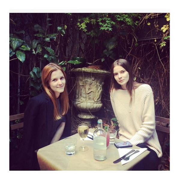 MANDPMODELS's tweet photo. #whosthatgirl #dashadenisenko short visit #bookersedit #secretgarden #lunch http://t.co/rdGiNayEDi