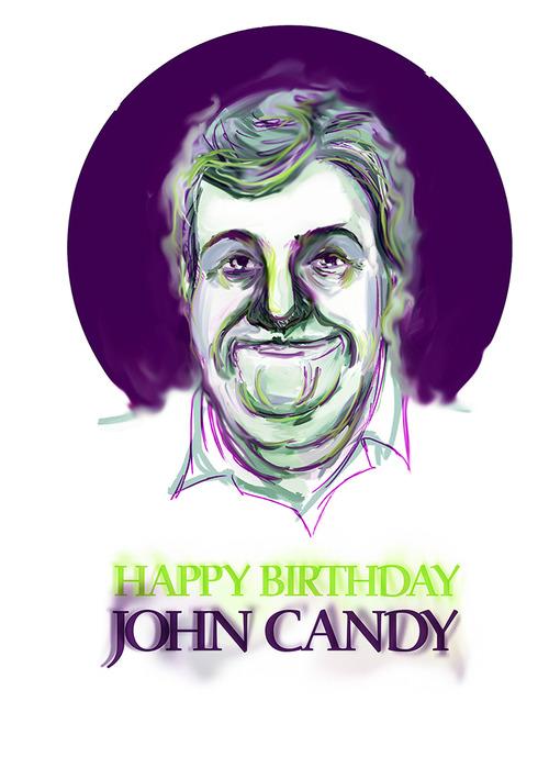 Happy 64th Birthday to the late great John Candy (in a Halloween style) 