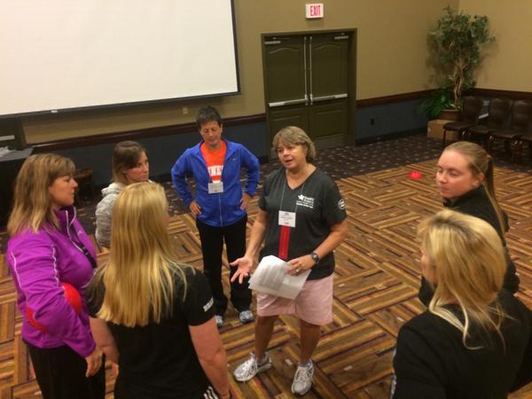 JohnJonesPE's tweet photo. @CharlaParker '13 Nat'l HS TOY presenting on #CommonCore in PE in Wisconsin at #WHPE2014 Great info 😄 #pefriends http://t.co/8CDXaWTRz8
