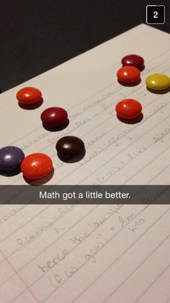 HaleyThings's tweet photo. "I got fuckin shit colours" -Haley's response to Heinz giving his students candy http://t.co/YbzcgQNB8m