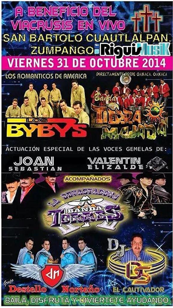 Hoy hoy Cuahutlalpan 31 de octubre baile de feria <a href="/losbybys/">los Byby's</a> @bantierramojada RT