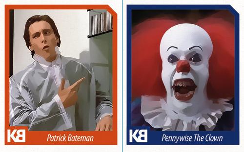 KreativeBomb's tweet image. Patrick &amp;amp; Pennywise #Halloween #stickerbombs