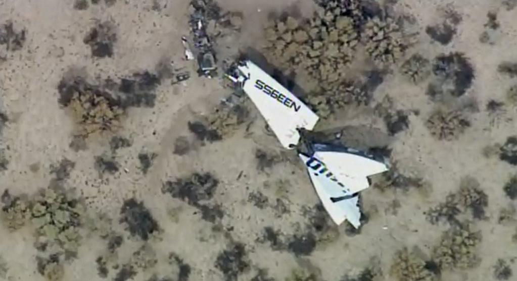 Virgin Galactic says Space Ship Two is a loss crashes in California 