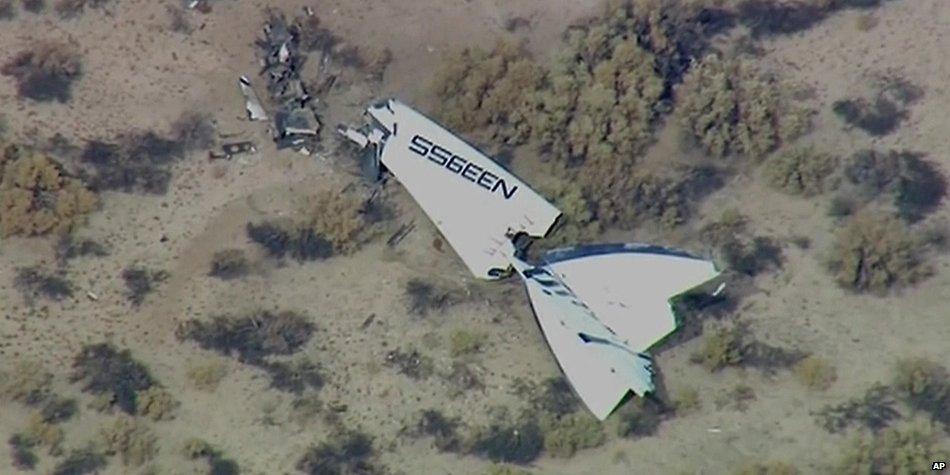 Virgin Galactic’s SpaceShipTwo Crashes: 1 Dead, 1 Injured  B1TBkVAIgAArrAz