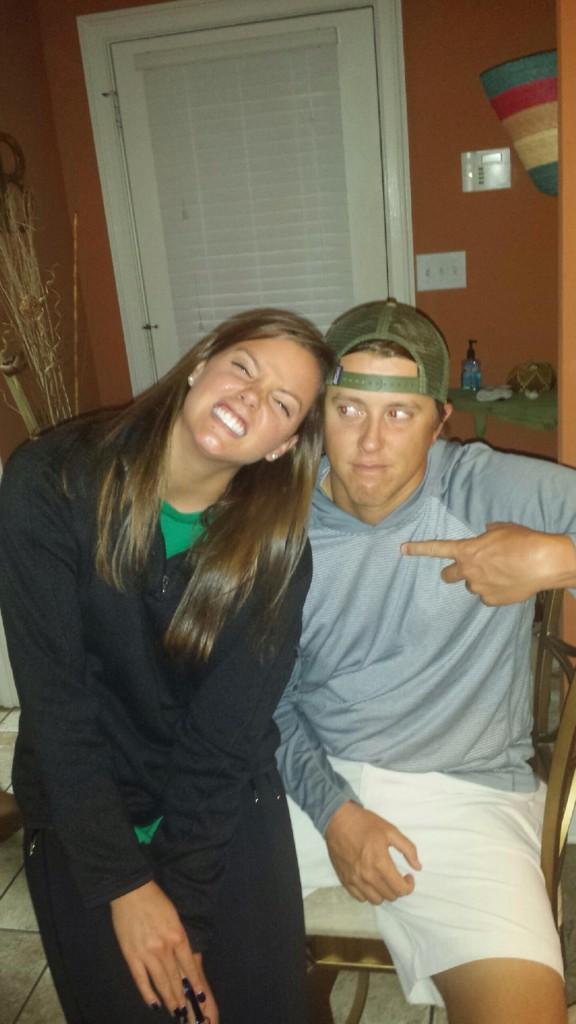 carolinek1330's tweet photo. The game this weekend got us like... #AUvsMISS #couplesrivalry http://t.co/Sr7Jd9VGd2