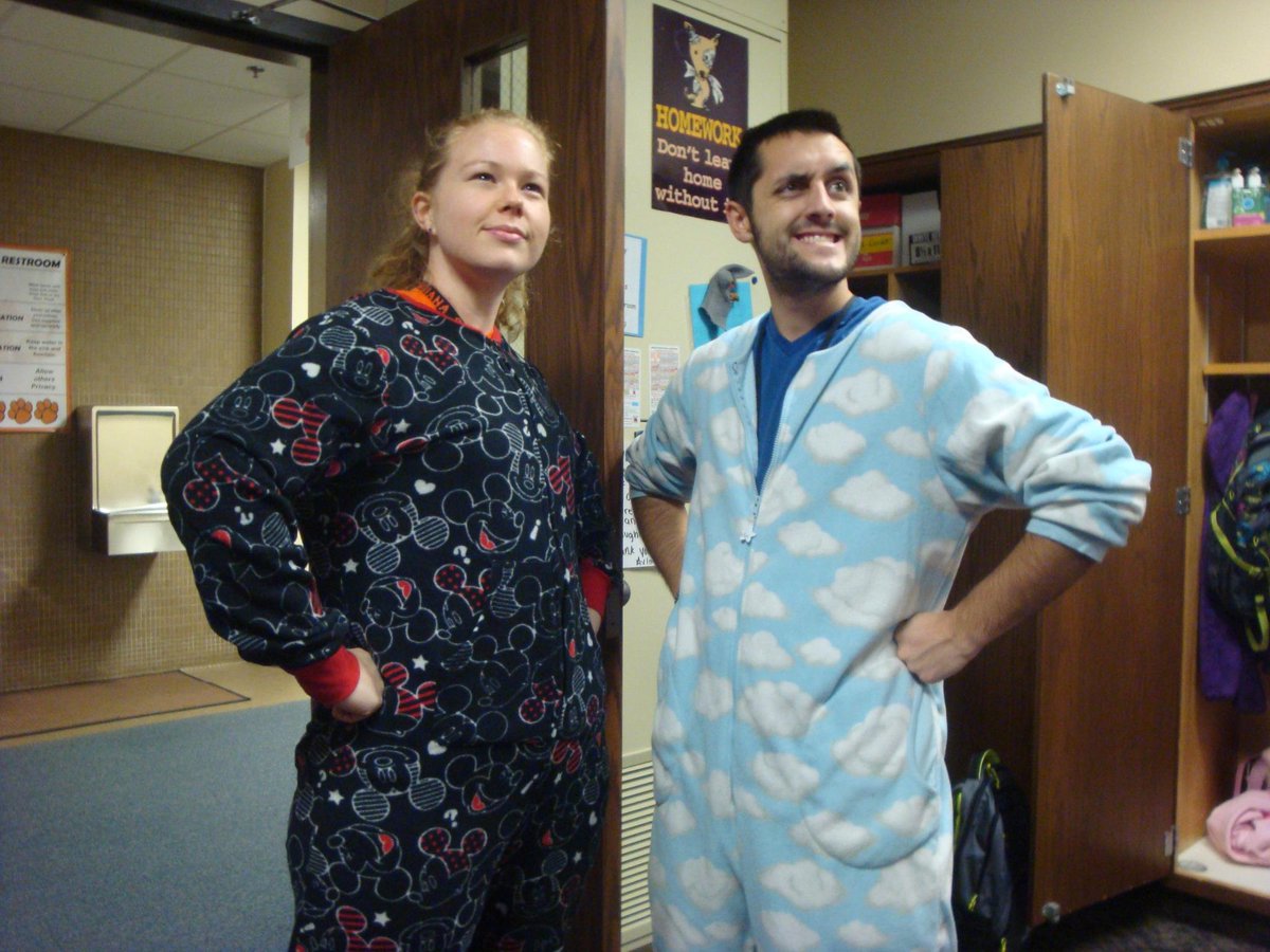 SirLearnALot's tweet image. I believe PJ Day was a success! #LearningInStyle #HappyHalloween