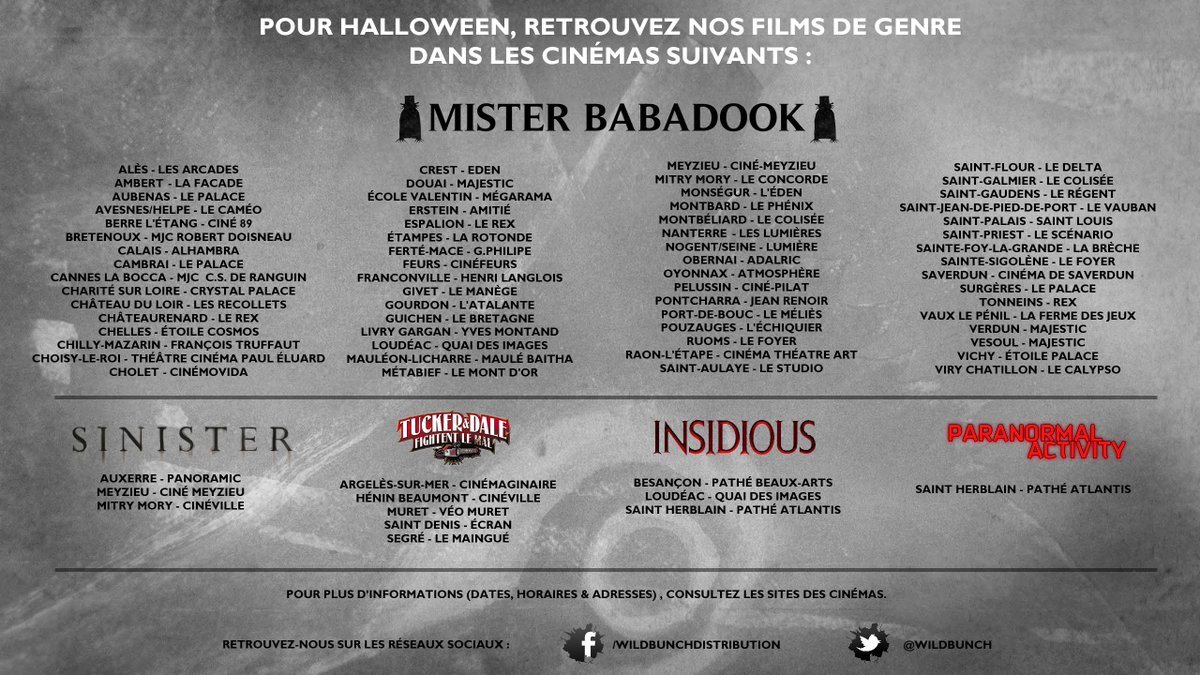 WildBunch's tweet photo. Joyeux #Halloween ! #HappyHalloween http://t.co/WnbIwl9agW