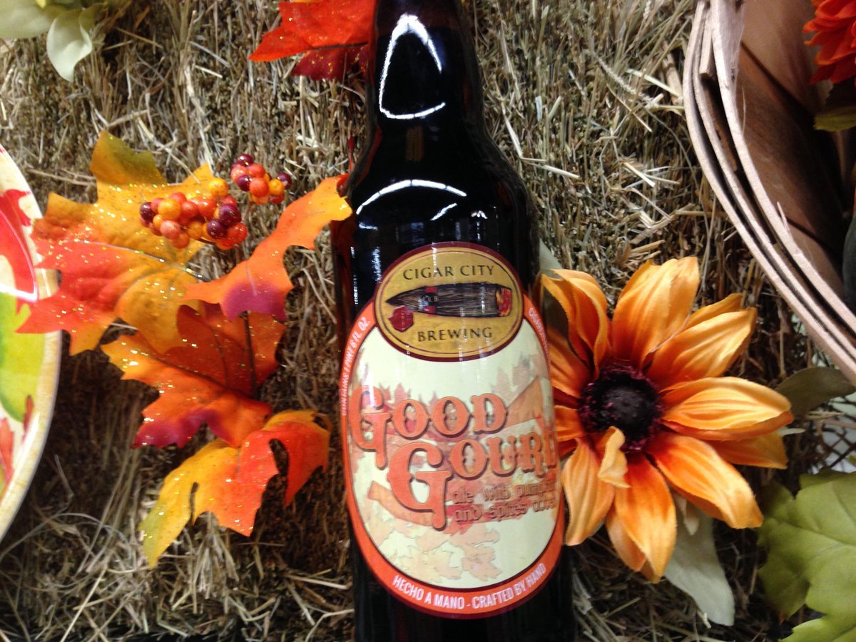 We only have 1 bottle left of <a href="/CigarCityBeer/">Cigar City Brewing</a>'s Good Gourd left in #Tampa. Come get it! #craftbeer #pumpkin