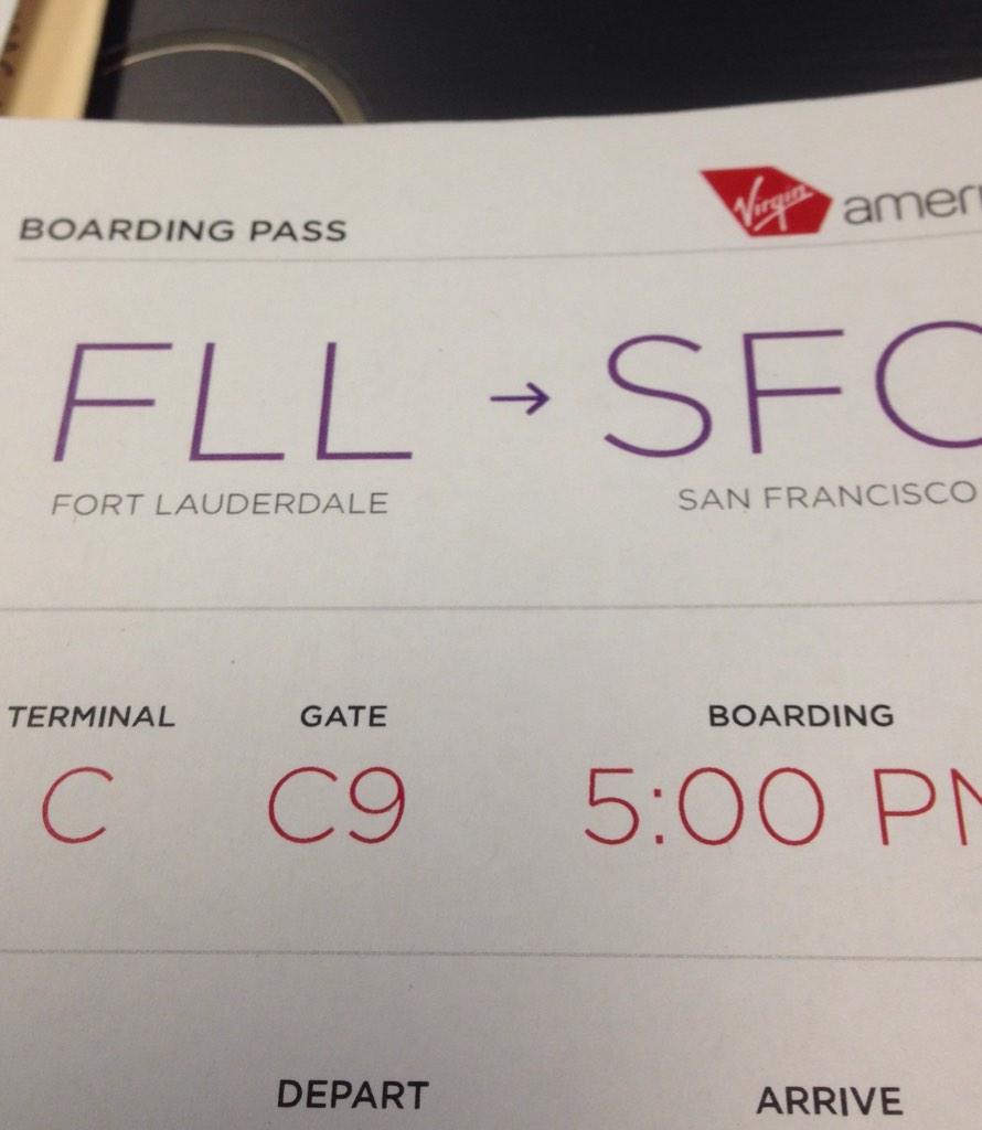 scottgersh's tweet photo. Following the champs. Seems to be a common theme in this business. FLL ✈️ SFO @FansAuthentic #MadBum http://t.co/vUE4aPI73v