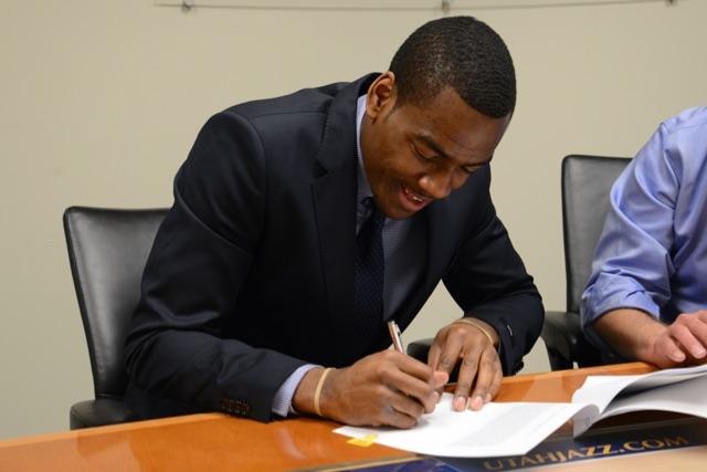 Excited to be apart of the <a href="/utahjazz/">Utah Jazz</a>  future.Thankful to the Miller family and the best fans in the NBA #jazznation