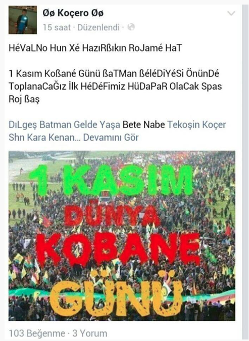 Mustafasabireri's tweet photo. #provakatörler iş başında tüm #Kürdistan'ın #imanli halkı, #HDPKK'nın vahşi kan emen vampirlerinin oyununa gelmeyin. http://t.co/L0dUK5w9Fv
