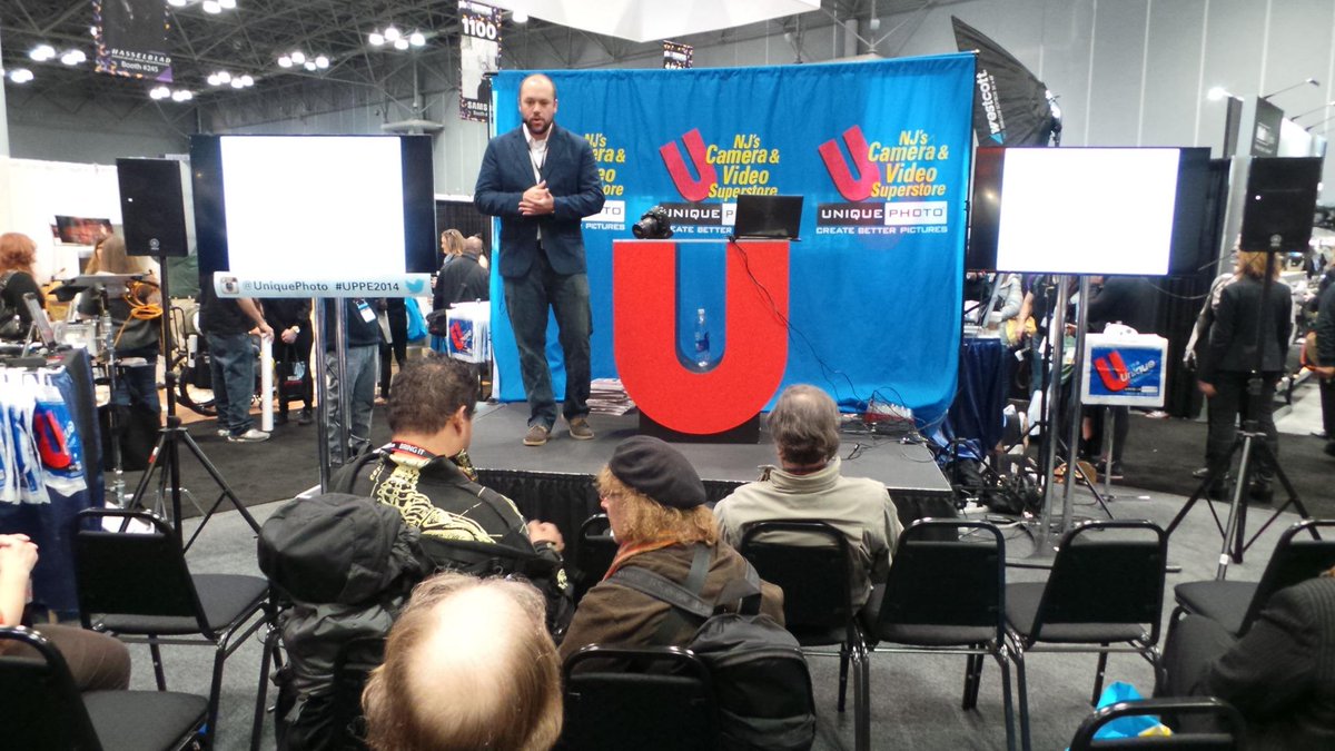 UniquePhoto's tweet image. #UPPE2014 Wrapping Day 2 w Miguel Quiles @TenOunce.Check out who's at the booth tomorrow uniquephoto.com/photoplus