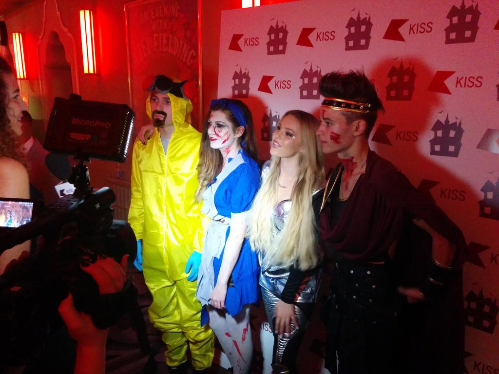 TheXFactor's tweet photo. .@OTYOfficial have arrived at #kisshaunted! Don't they look great! http://t.co/yfAPsitCx6