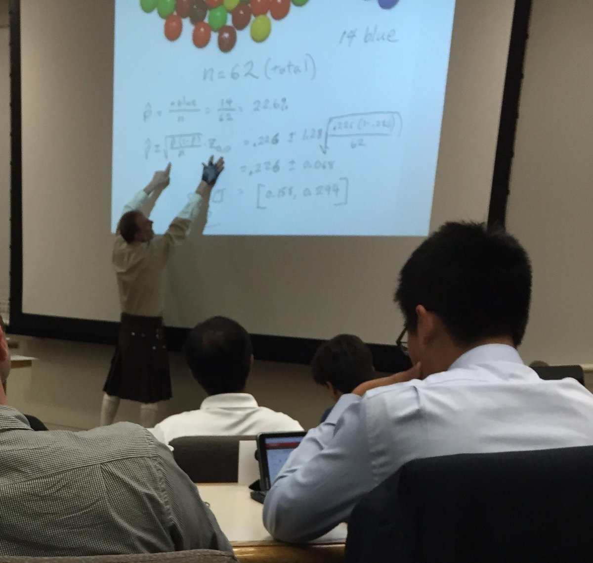 meredithpn's tweet photo. #WhyMBA We use @mmschocolate from @MarsGlobal to learn Statistics! @UCLAAnderson @UCLAMBA http://t.co/mD4vpdG3CI