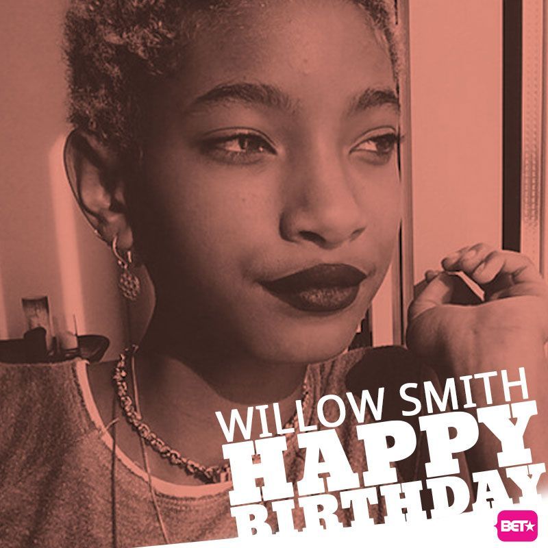 Happy Birthday, Willow Smith! Were whipping our hair back and forth to celebrate with you -->  