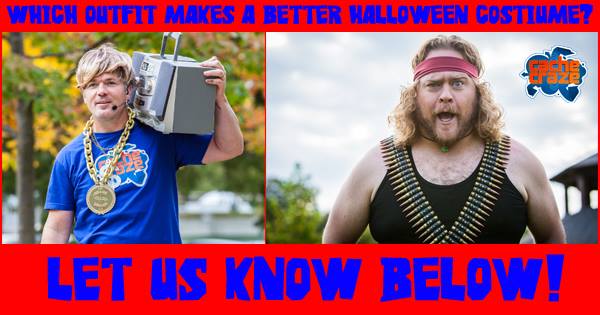 CacheCraze's tweet image. Which outfit makes a better Halloween costume? Let us know below!