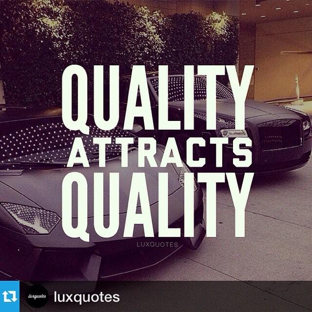 Quality Attracts Quality 💋👑
#word #repost ift.tt/1tpa9WQ