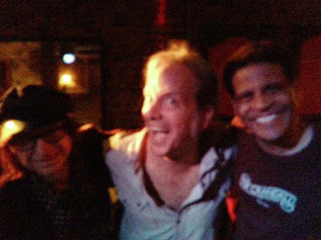 RealHughPool's tweet photo. Post show - 11th Street Bar NYC @WORMtonight @mulebonemusic #keithchristopher @nationalguitars #dreamisalive http://t.co/ZzaqWPZxHb