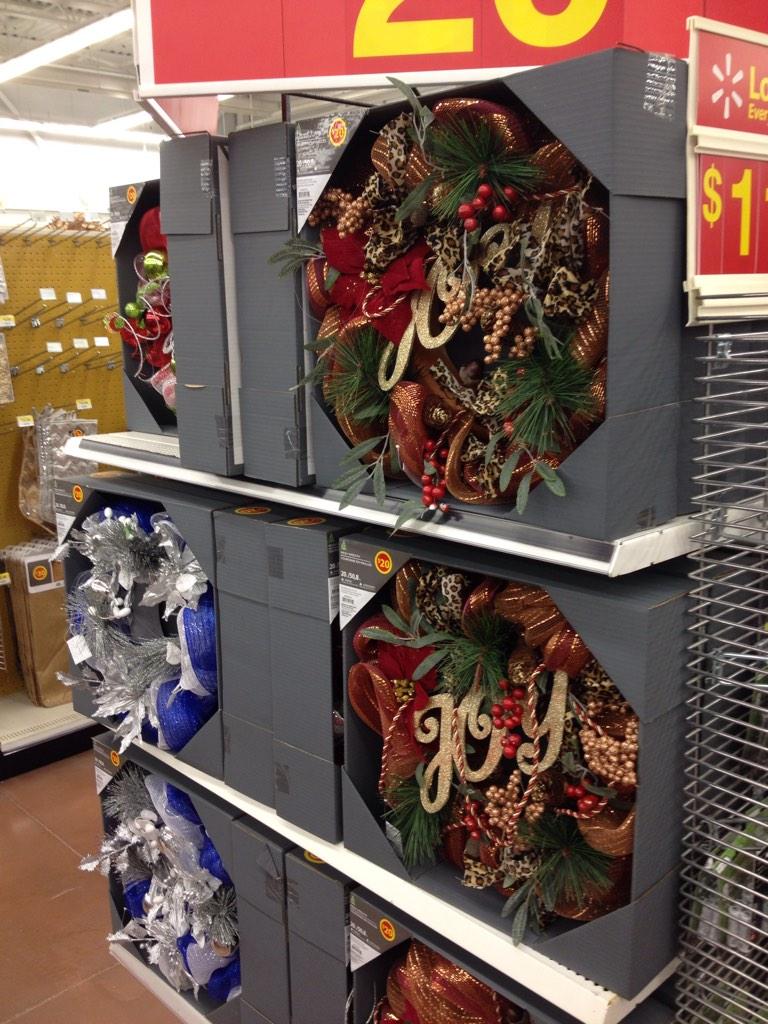 FraserPhantom's tweet photo. Halloween day and Walmart's already made the move to Christmas stuff #We'reOverIt http://t.co/MNTPkHXalH
