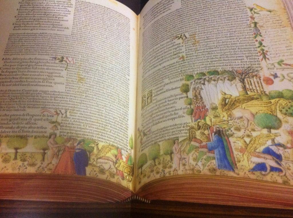 fabrizioparati's tweet photo. #unlibroèunlibro #libri Il Dante miniato della Casa di Dante http://t.co/k8vFRz65l3