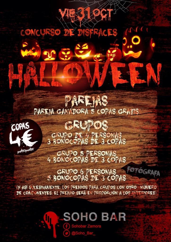 SoHo_BaR_'s tweet photo. H A L L O W E E N 
Esta noche desde las 23:30 CONCURSO DE DISFRACES con @SikaSpungen @magarinho_10 y @Chipi_SohoBar http://t.co/wpBAJmtrG7