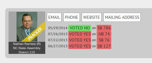 findyourfracker's tweet photo. .@ElectJohnAger is the anti-#fracking alternative. Don’t vote for a fracker: check http://t.co/G7iR953H6q #ncpol http://t.co/4Kjo8n4LGy