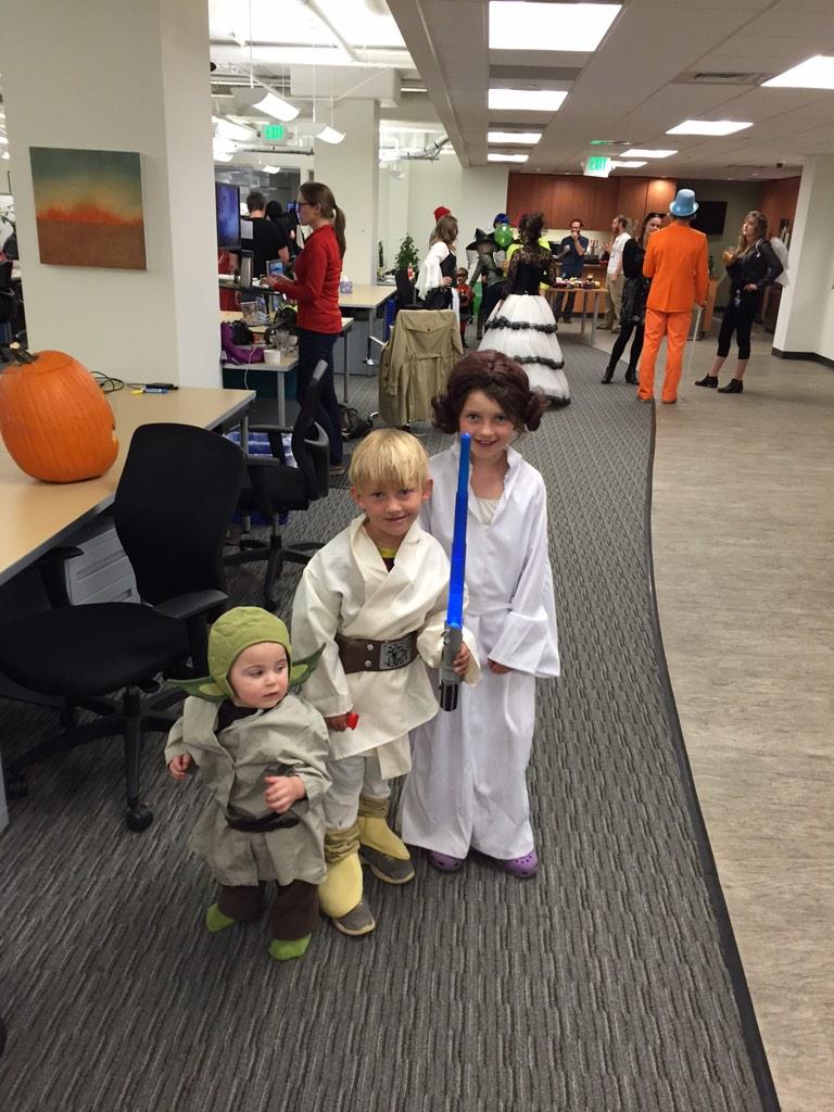 ggreenstreet's tweet photo. Yoda, Luke, &amp; Leah at @twitter Boulder. cc/ @johncurtis @Gnip http://t.co/JaXfzMVHLT
