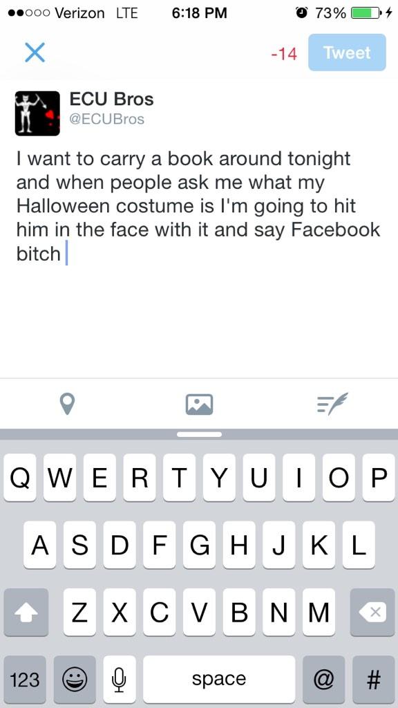 ECUBros's tweet image. Halloween costume