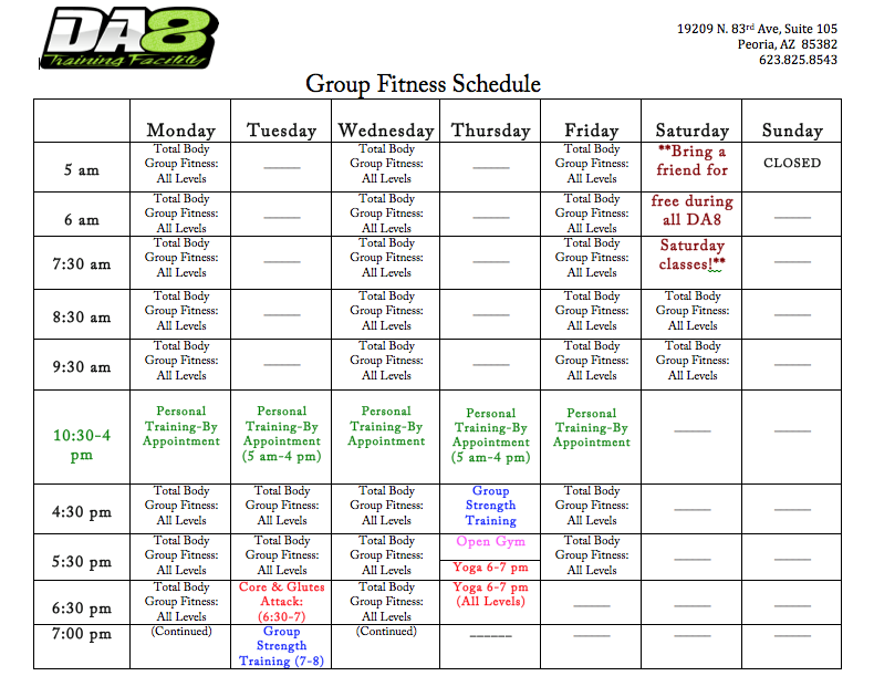 DA8TRAINING's tweet photo. Don't miss our new Saturday classes starting tomorrow! Saturdays are also "Bring A Friend For Free Classes" http://t.co/VXbyDeU8bu