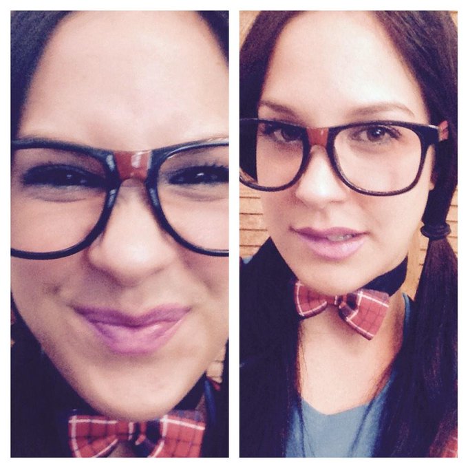 Feeling nerdy tonight in my first costume☺️ Come treat me 😍 Online now!  http://t.co/mfl9n15RTW http://t<a href="/tag/onmfc"class="tags"><span>#onmfc</span></a>