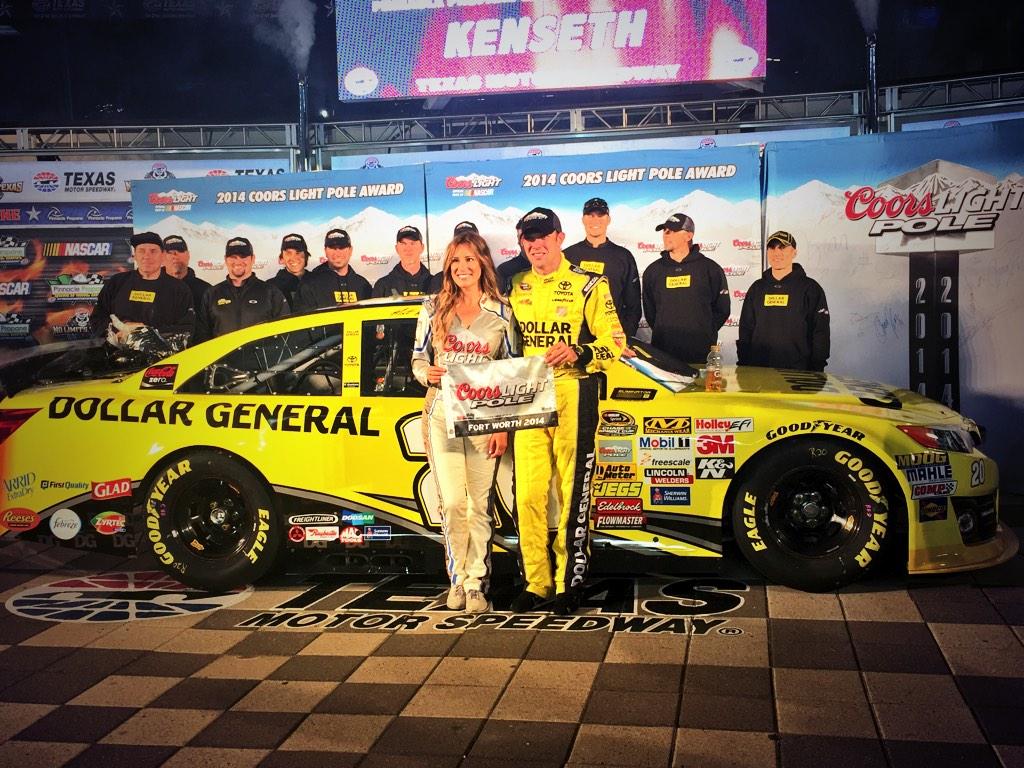 Qualifying was filled with tons of TRICKS, but <a href="/mattkenseth/">Matt Kenseth</a> got the TREAT! Here's your #CoorsLight Pole winner!